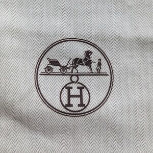 Authentic Hermes dust bag, 21cm long 21cm wide. Came with boutique purchase